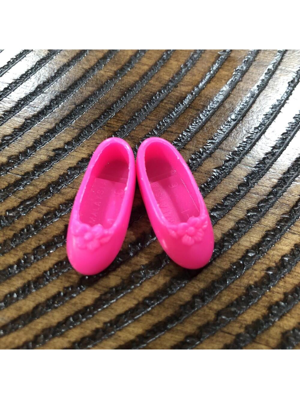 Lady Lovely Locks Doll Shoe Hot Pink Pair 80s‎ Mattel - Vintage